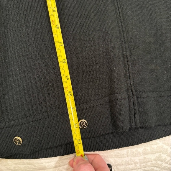 Vintage San Remo Black Zip-Up collared cardigan - Picture 6 of 6